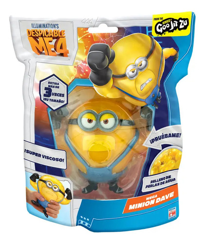 Mi Villano Favorito Minion Dave Super Stretchy Mega Goojitzu