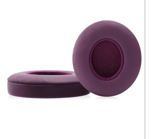 Almohadillas Color Purpura Para Audifonos Beats Solo 2 Y 3