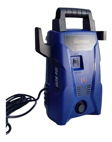 Imagen 2 de 2 de Hidrolavadora eléctrica Scania BLITZR1 azul de 1400W con 1520psi de presión máxima 110V