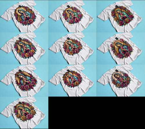 23 Diseños Digitales Virgen De Guadalupe Png Sublimar Dtf