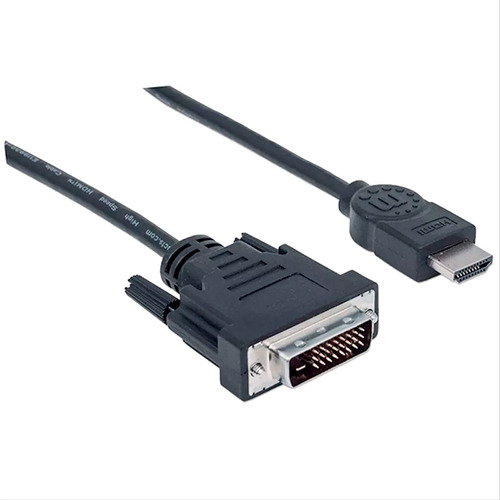 Cable De Video Hdmi A Dvi -d 24+1 Pines Macho De 1.8 Metros