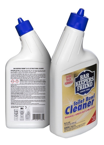Imagen 3 de 3 de Bar Keepers Friend Toilet Bowl Cleaner 709ml