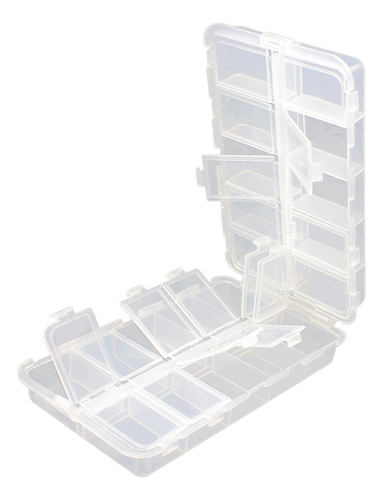 Caja De Aparejos De Pesca Plegable Premium Portátil Con 20