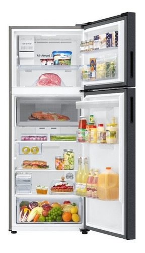 Heladera inverter no frost Samsung Top Mount RT48A6684 black doi con freezer 456L 127V