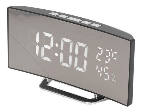 Reloj Digital Led, 3 Niveles De Brillo, Batería Usb