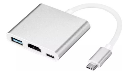 Convertidor Usb 3.1 (tipo C) A Hdmi+usb 3.0+tipo C (usb 3.1)