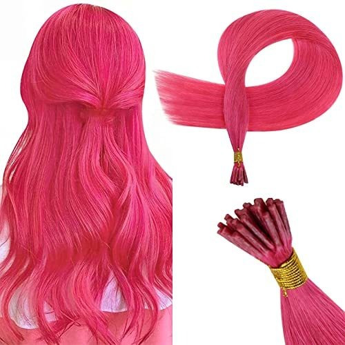 Estirado Pelo Rosa Extensión De Cabello Humano 4s57o