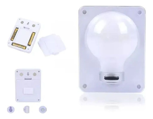 10x Luz Led Emergencia Estilo Interruptor 200 Lumines