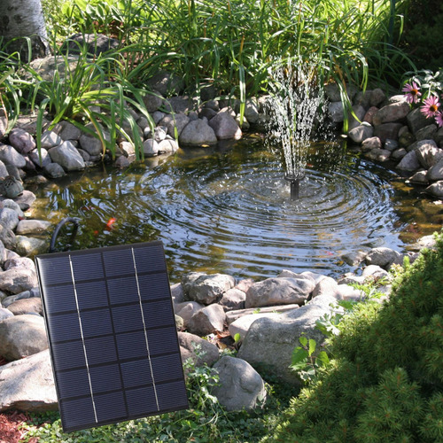 Fuente De Agua Solar Bomba Para Fuente 2w Con Panel Bomba De