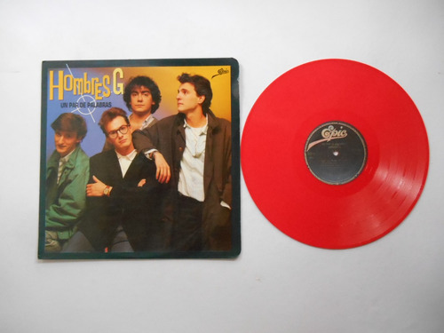 Lp Vinilo Hombres G Un Par De Palabras Rojo Ed Colombia 1986