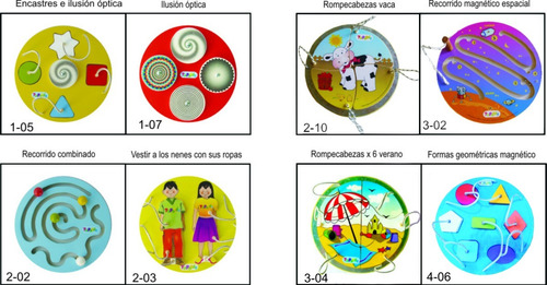 Imagen 2 de 2 de Mesa Didáctica 3 Juegos A Elegir Por Edades