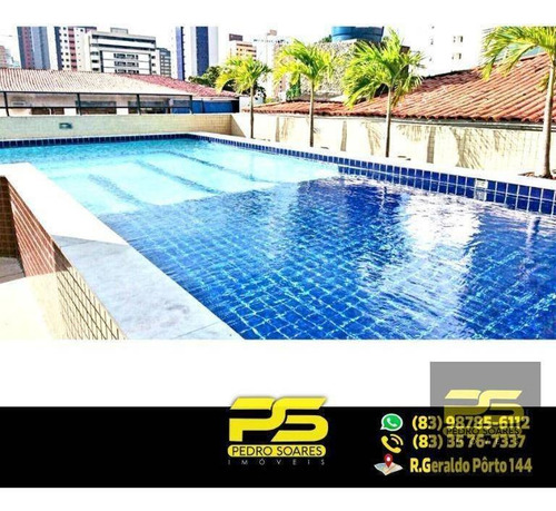 Apt. Alto Padrão C/ 4 Dormitórios À Venda, 203 M² Por R$ 840.000 - Manaíra - João Pessoa/pb - Ap1957