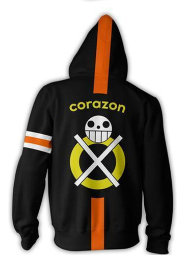 Ropa De Cosplay De Halloween Rpg One Piecesudadera Con Capuc