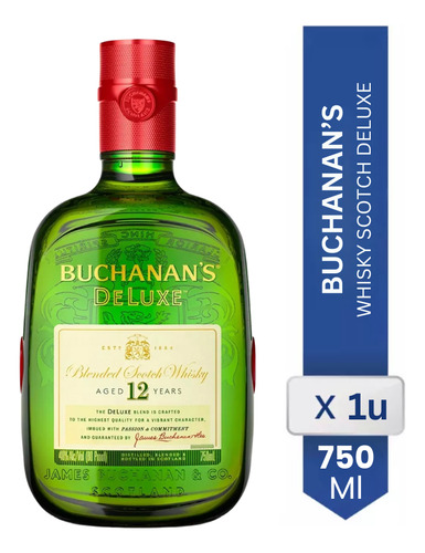 Whisky Buchanan's De Luxe Blended Scotch 750ml