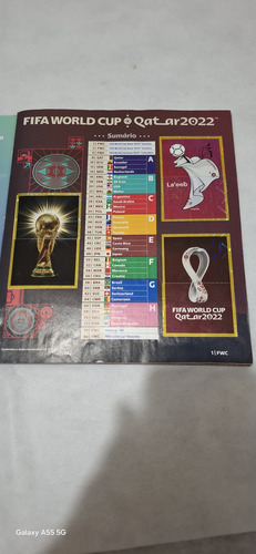 Album C/630 Figurinh Qatar 2022 Capa Mole Panini Incompleto. (Usado)