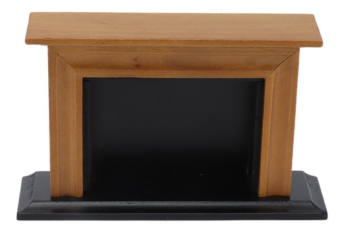 Mueble En Miniatura Para Casa De Muñecas, Chimenea De Abedul