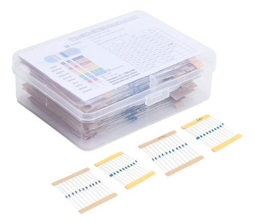 Resistor De Bricolaje, 640 Piezas, 64 Valores, 1%, Película