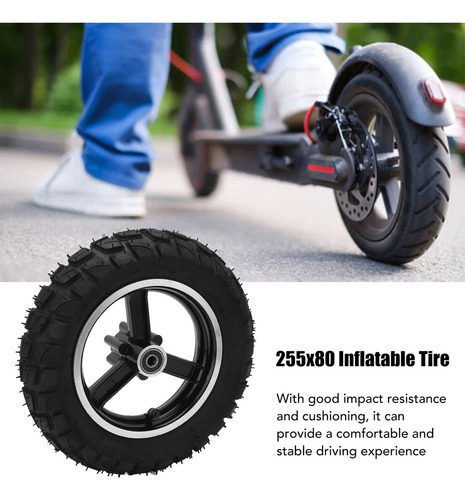 Rueda De Patinete Eléctrico Con Neumático Inflable De 255 X