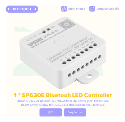 Controlador Led Bluetooth Sp630e Compatible Con Pwm Cct Rg M