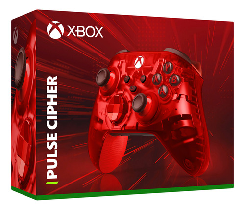 Control Inalámbrico Xbox Series X | S One Pulse Cipher Rojo
