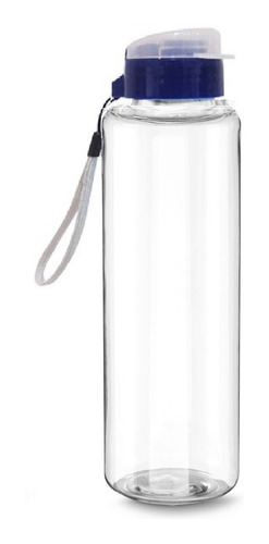 Imagem 3 de 5 de Kit 10 Garrafa Squeeze 600ml Academia Plástico Alça Não Vaza