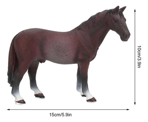 Figura De Simulación De Juguete Horse Solid Horse, Modelo Ca