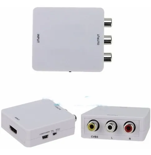 Adaptador Conversor De Hdmi A Rca bananas Envio Gratis W01