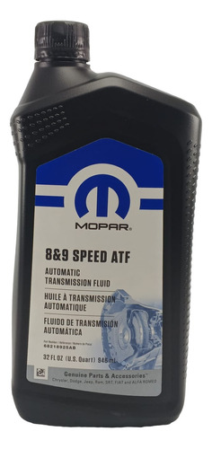 Aceite Hidráulico Mopar Atf 8&9 Velocidades 1/4