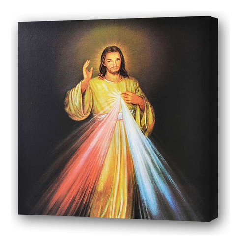 Vinilo 100x100cm Jesus Con Imagenes Y Reproducciones Cruz