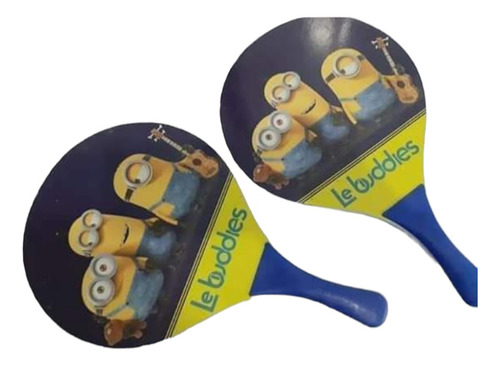 Juego De Paletas De Tenis De Minions 