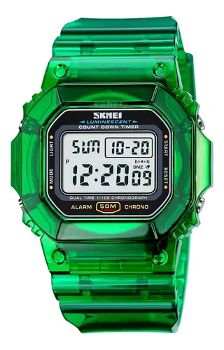 Rnondry Reloj Digital Para Mujer Y Hombre, Relojes Verdes Im | Envío gratis