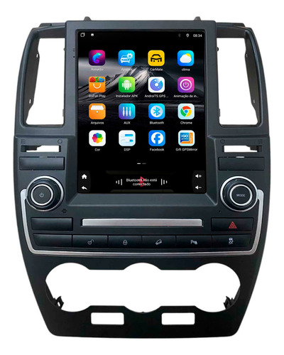 Multimídia Tesla Soaudio S8 Freelander 2 07 A 15 4+64gb 9.7p