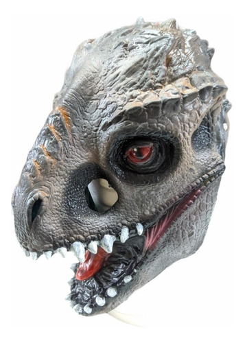 Mascara T-rex Dinosaurio Disfraz Cotillon Latex