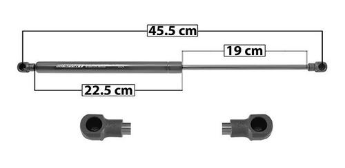 Amortiguador Cofre Izq/der Volkswagen Sharan 96-09 Spart