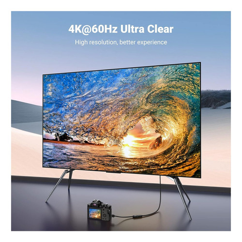 Adaptador Convertidor Mini Hdmi Macho A Hdmi Hembra Ugreen 4