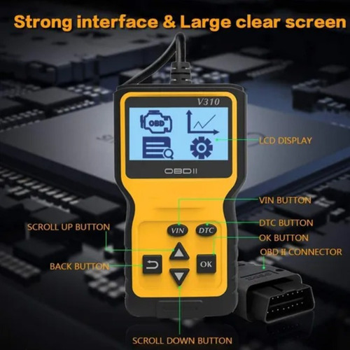 Nuevo Escáner Automotriz V310 Para Vehículo Obd2 Eobd Desde