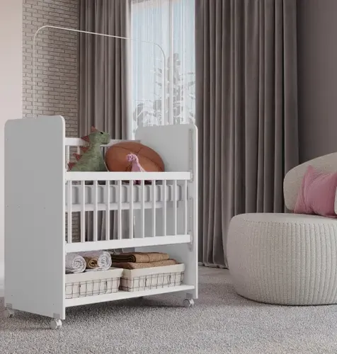 Mini Berço Bed Side Doce Amor