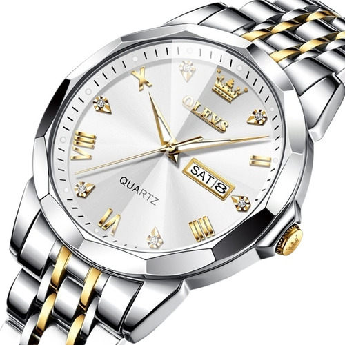 Reloj Analógico De Cuarzo Impermeable Para Hombre Olevs 9931