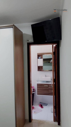 Cobertura Com 2 Dormitórios À Venda, 63 M² Por R$ 425.000,00 - Vila Humaitá - Santo André/sp - Co0969
