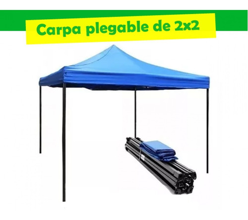 Carpa Plegable Impermeable 2x2 Metros 