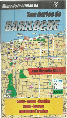San Carlos De Bariloche (18) Mapa Ciudad - Editorial Latina