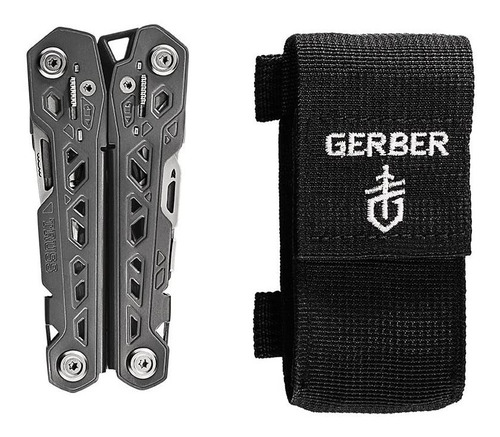 Imagen 3 de 7 de Multiherramienta Gerber Truss Gris Funda Nylon (30-001779)