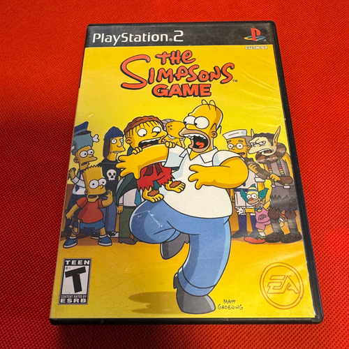 The Simpsons Game Play Station 2 Ps2 Original 