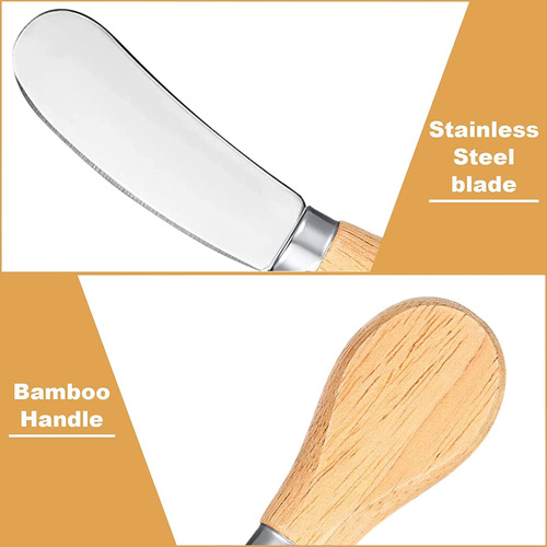 Ihomeset Esparcidores De Mantequilla De Queso Con Mango De M