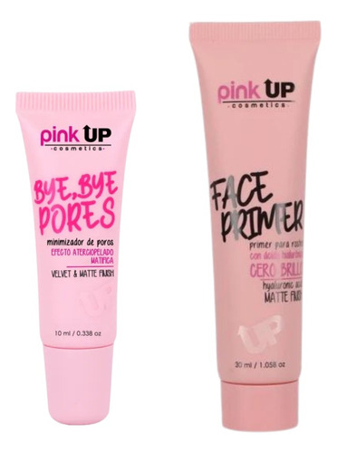 Kit Face Primer Y Bye Bye Pores Pink Up Cosmetics