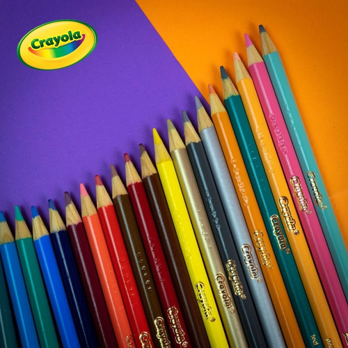 Pack 5 Crayola Lápices Juego De Colores 12 Pzas C/u Escuela