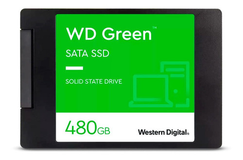 Disco Solido Western Digital Green Ssd 480gb Sata 2.5 6gbps