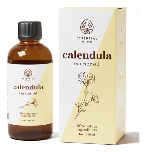 Aceite De Calendula - Aceite Portador Sin Diluir De Alta Cal