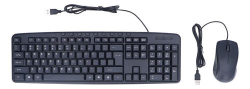 Combo Teclado Cable 113 Angulo Arco Diseño Ergonomico Mouse