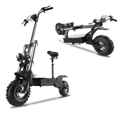 Patín Eléctrico Para Adultos, Scooter 5600w, Profesional